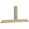 Ekena Millwork Portland Rough Sawn Timber Gable Bracket, Douglas Fir, 60"W x 25"H x 4"D x 4"F, 10/12 Pitch GBW060X25X0404POR00RDF - alternate 3